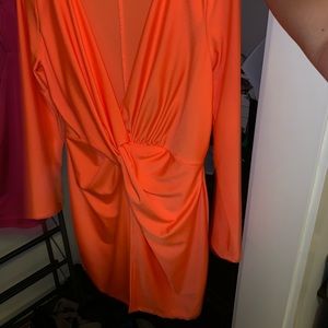 Orange dress